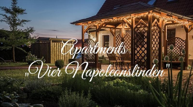 Apartments "Vier Napoleonslinden" Auerstedt Exterior photo